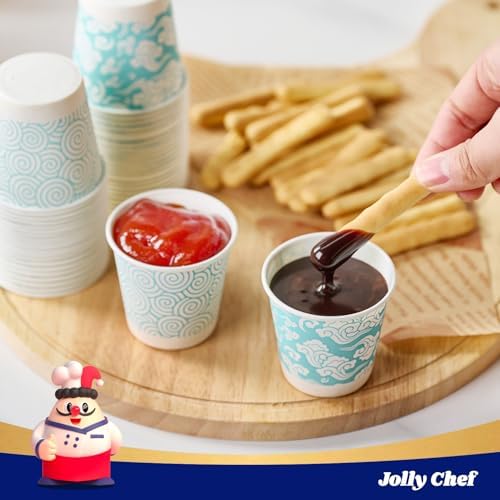 JOLLY CHEF 800 Pack Disposable Bathroom Mouthwash Cups 3 oz Paper Cups - Image 4