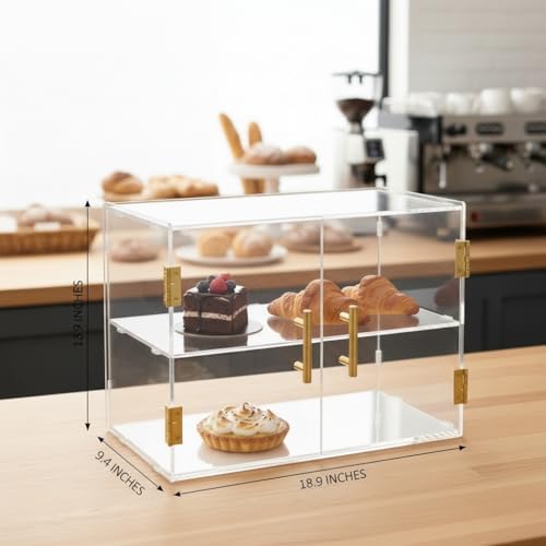 2 Tiers Countertop Bakery Display Case - Image 2