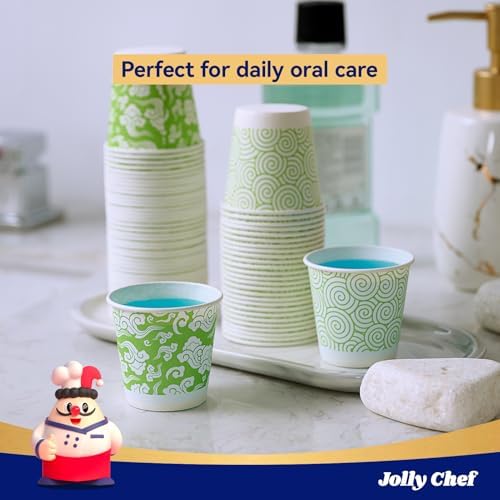 JOLLY CHEF 3 oz Bathroom Mouthwash Cups 300 Pack - Image 3
