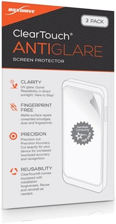 BoxWave Screen Protector Compatible with Revolution Cooking InstaGLO R90 Toaster - ClearTouch Anti-Glare (2-Pack), Anti-Fingerprint Matte Film Skin