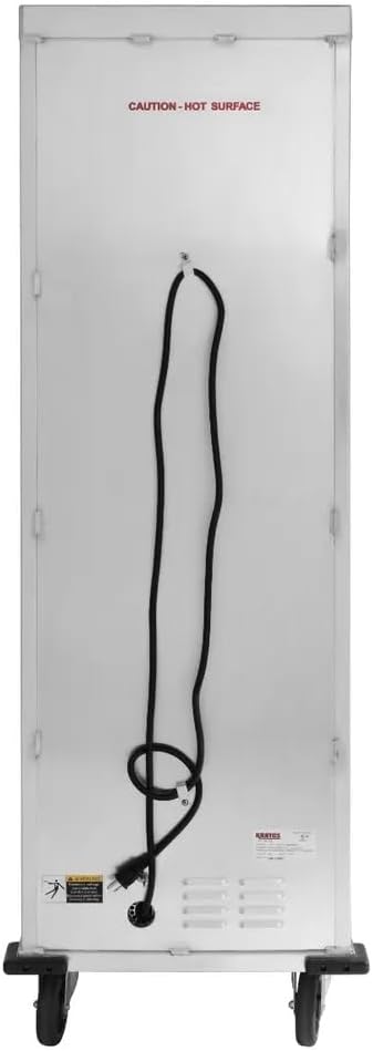 Kratos Full Size Commercial Insulated Holding and Proofing Cabinet | Holds 36 Full Size Sheet Pans | Mobile | Clear Door |120V, 1440W (28W-153)