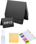 20PCS Mini Chalkboard Signs for Food, Reusable and Reserved Table Signs, Food Labels for Party Buffet, Easy to Write and Wipe Out, Catering Supplies Buffet Display, Place Cards by YZLIANGYUAN