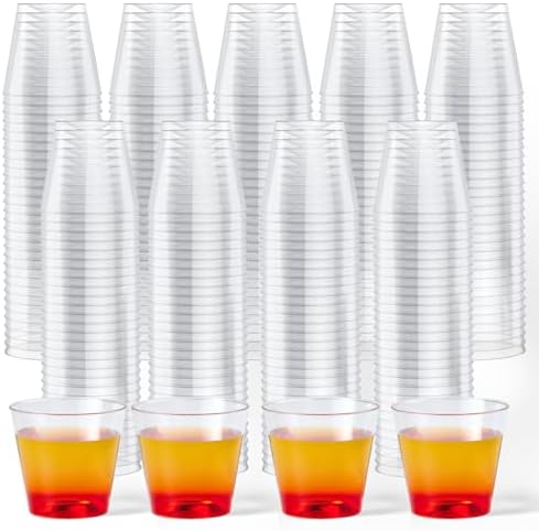 JOLLY CHEF 2000 Pack 1 oz Disposable Plastic Shot Glasses, Mini Shot Cups by JOLLYCHEF