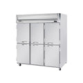 Beverage-Air HRP3HC-1HS Horizon Series - Top Mount Reach in Refrigerator - Three Section - Half Solid Door - SS EXT