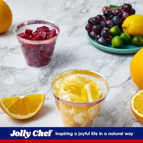 JOLLY CHEF 9 oz Clear Plastic Tumblers, 180 Forks, 120 Spoons, 60 Knives, Heat Resistant Disposable Utensils Set - Image 3