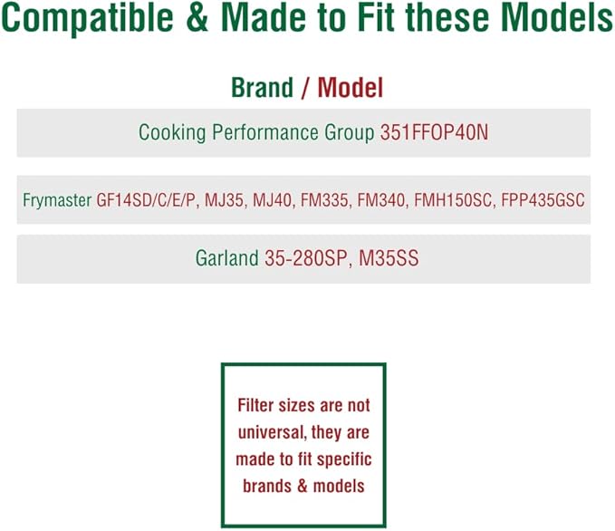 Commercial Deep Fryer Filter, Stainless Steel Mesh Skimmer Fryer Strainer, Increase Fryer Oil Lifespan up to 40%