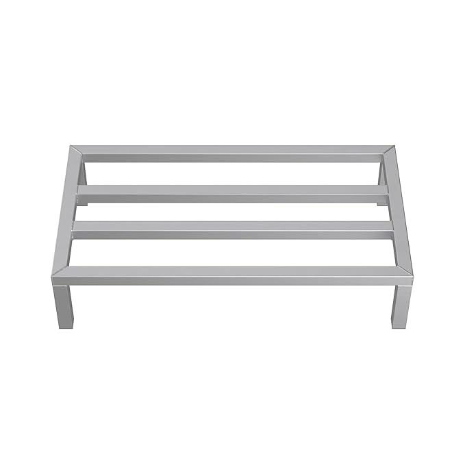 36'' x 20'' x 8'' Aluminum Dunnage Rack - 1630 lb. Capacity