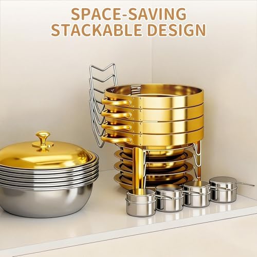 ALSO GO 2 Pack 6QT Chafing Dish for Buffet with Golden Lids - Image 7