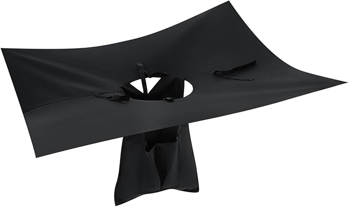 VIHOSE 1 Pack Storm Drain Filter 48" x 48" x 22" Catch Basin Insert Witches Hat Storm Drain Cover Oil and Sediment Guard with 4 Straps for Parking Lot Street Construction Site Industrial Plant