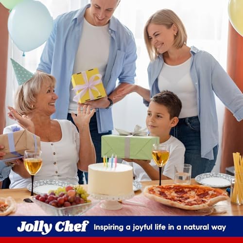 JOLLY CHEF 7 inch Disposable Paper Plates 150 Pack - Image 7