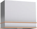 Akicon Range Hood 36 Inch, Stainless Steel Ducted Kitchen Hood with Powerful Motor, Wall Mount Modern Box, 36W X 30H X 14D Inch, AK-HS36HA-BSC (Brushed Stainless with Copper)