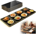Electric Warming Tray for Buffet Party - 4 Panels Electric Glass Top Heating Plate, 8 Level Temp Control Easy Clean Surface Overheat Protection and Timer: for Busy Hosts Party Dinners and Holiday Meal by Unknown