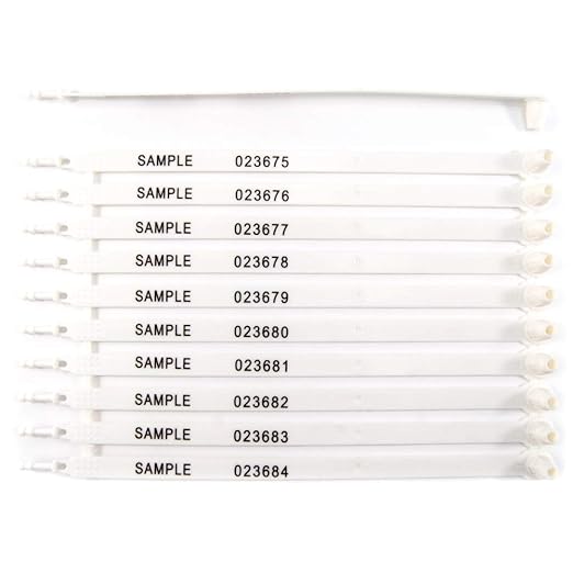 Leadseals(R) 1000 Plastic Truck Door Seal Tamper Evident Tite-Lock Security Tags Numbered Safty Disposable Locks for Trailer Logistics Transport Package Shipping