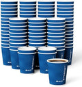 JOLLY CHEF Paper Coffee Cups 8 oz 120 Pack Insulated Paper Cups Blue by JOLLYCHEF