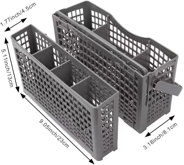 Dishwasher Silverware Replacement Basket - Utensil/Cutlery Basket - Compatible with Bosch, Maytag, Kenmore, Whirlpool, KitchenAid, LG, Samsung, Frigidaire, GE