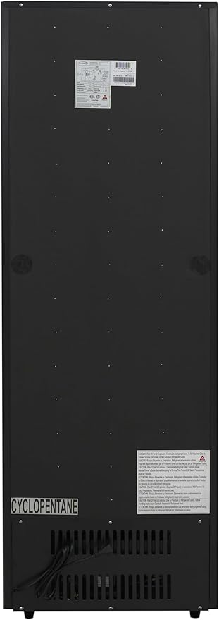 KoolMore 24 in. 12 cu. ft. Commercial One Glass Door Beverage Display Merchandiser Refrigerator Cooler, ETL Listed in Black
