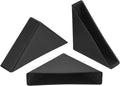 uxcell 20Pcs Plastic Corner Protectors 12x66mm Triangle Shape Glass Corner Guards Cushion for Corner Protection of Glass, Mirror, Tile, Black