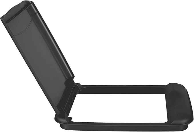 Rev-A-Shelf 35 Quart Garbage Can Lid for Base Kitchen and Bathroom Cabinet, Replacement Plastic Trash Bin Lid Only, Black, RV-35-LID-18-1-40, (2 Pack)