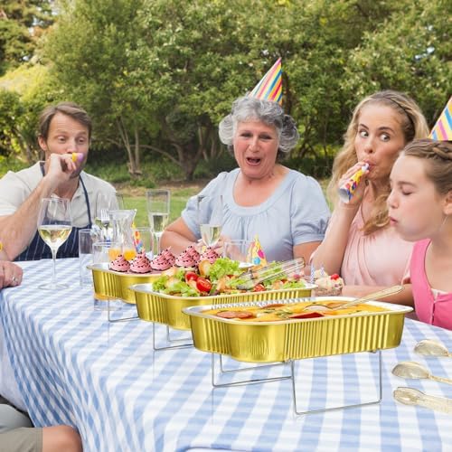 Maxcheck 4 Sets Disposable Chafing Dishes Buffet Set, Large - Image 6