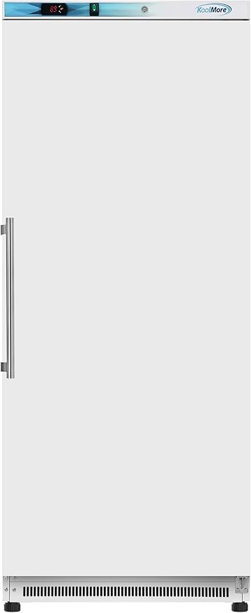 KoolMore 21 Cu. ft. Commercial Reach-in Freezer in White Manual Defrost (KM-FMD20WH)