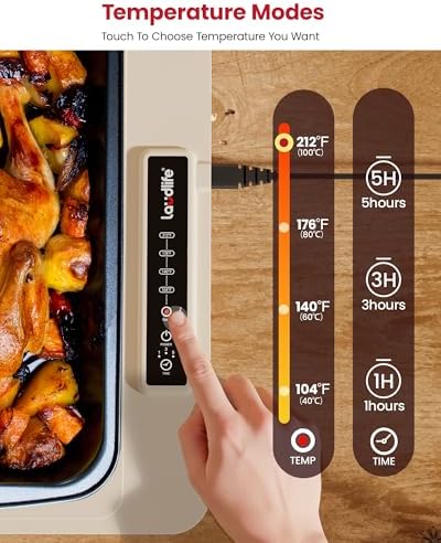 Food Warming Mat for Countertop, XXXL 40"x16" Full-Surface Heating Pad - Image 3