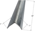 Brushed 304 Stainless Steel Corner Guards, 48" Wall Protectors, 20ga & 16ga, Available in 1/2" to 4", Multi-Pack Options (1, 2, 5, or 10) (1, 1 x 1, 16ga, with Hug Edges)