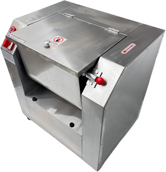 INTSUPERMAI 110V Commercial Dough Mixer Machine 15 KG Kneading Capacity Electric Food Mixer Flour Mixer1500W/2HP for Dough Mixing Kneading