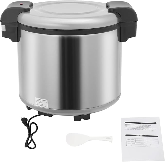 6.08Gal Commercial Rice Warmer Electric Non-Stick Pot Adjustable Temperature Soup Warmers Sushi Rice Warmer for Restaurant Party Family, Warm Function Only, NOT Cooker