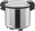 23L/6Gal Commercial Electric Rice Warmer, Large Capacity Commercial Rice Cooker & Warmer, Professional Industrial Rice Cooker, Electric Rice Food Warmer with Hinged Cover, Easy One-Touch Operation