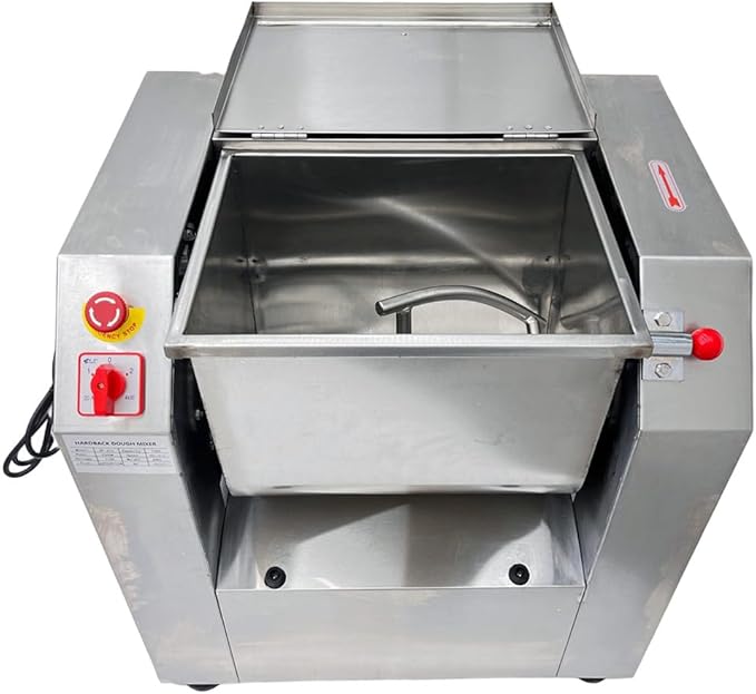 INTSUPERMAI 110V Commercial Dough Mixer Machine 15 KG Kneading Capacity Electric Food Mixer Flour Mixer1500W/2HP for Dough Mixing Kneading