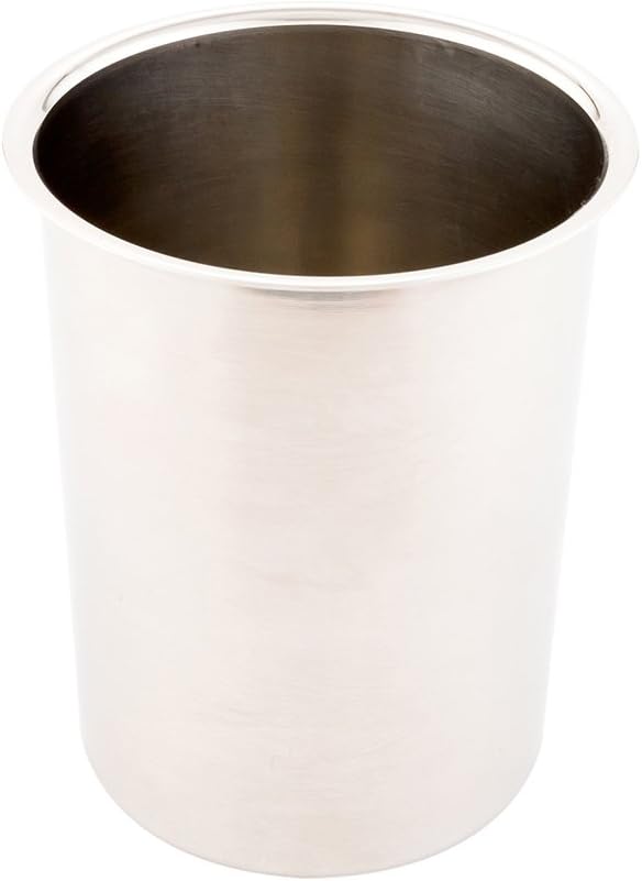 Restaurantware Met Lux 2 Quart Bain Marie 1 Corrosion-Resistant Bain Marie Pot - For Hot And Cold Food Serve Or Store Food Stainless Steel Food Pot Lid Sold Separately