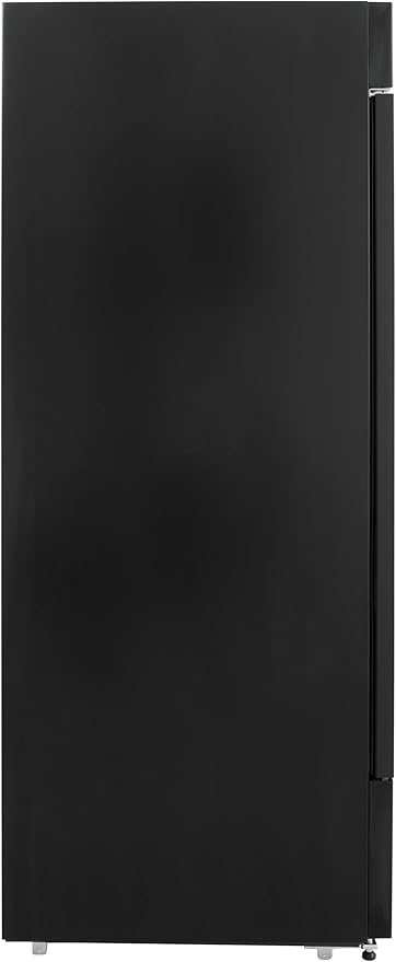 Kratos Commercial Freezer Display Merchandiser - 2 Self Closing Glass Swing Doors, 53"W, Black (67K-210)