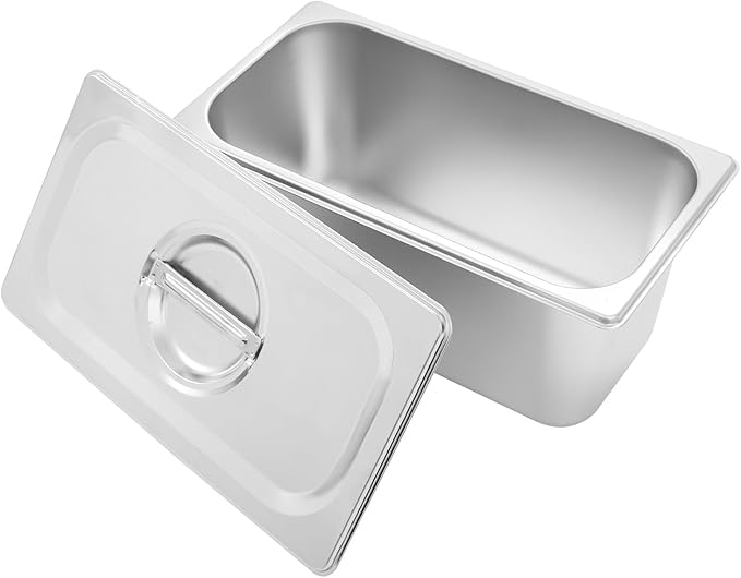 Commercial Food Warmer, 6 Pan Bain Marie Buffet Food Warmer, 42.5Qt Electric Buffet Steam Table, 1500W Stainless Steel Countertop Soup Station with Drain Tap for Catering Party and Restaurant