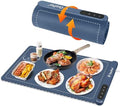 Warming Mat for Food,24"x15" Large Food Warmer Mats for Countertop (Blue) by OcePor
