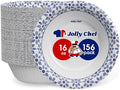 JOLLY CHEF 16 oz Paper Bowls 156 Count Disposable by JOLLYCHEF