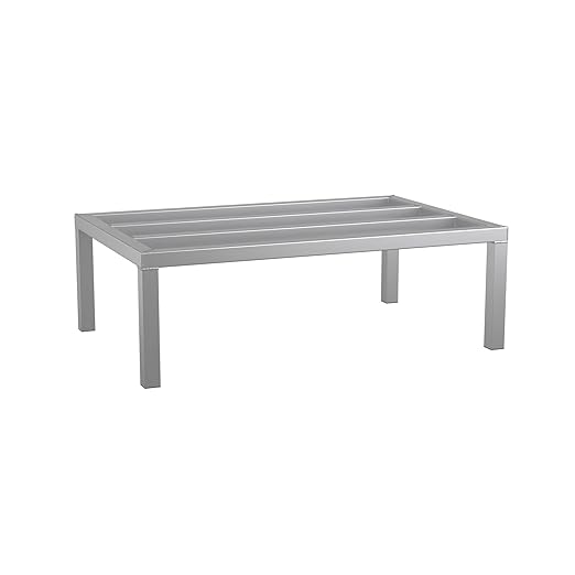 36'' x 24'' x 12'' Aluminum Dunnage Rack - 1715 lb. Capacity