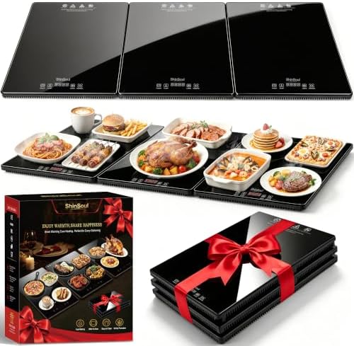 Electric Warming Tray, 3-in-1 Food Warmers for Parties Buffet by Unknown
