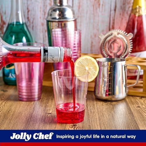 JOLLY CHEF 10 oz Purple Plastic Cup, Party Glasses Tumblers 100 Pack - Image 3