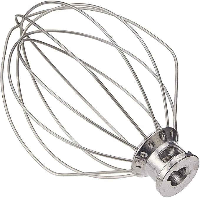 4.8 L BOWL-LIFT 6-WIRE WHIP(K5AWW) Attachment, Compatible with 5 Quart KitchenAid Bowl-Lift Stand Mixer K4SS, K5(A), K5SS, KG25G7X, KG25H0X, KG25H3X, KP50PS, KSM5, KSM50HDP, KSM500(K5AWW/ 5 Quart)