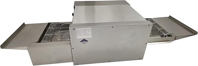 Countertop Pizza Oven Commercial Electric Baking Oven with Chain Type Conveyor for Pizzerias Cafes Fast-food Restaurants 12" Max Pizza Diameter 220V 6KW 1PH