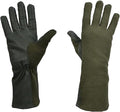 Nomex Flight Gloves, Leather Work Gloves for Men, Soft Durable Sheep Skin Leather Driving, Flying, Gardening Hunting Gloves