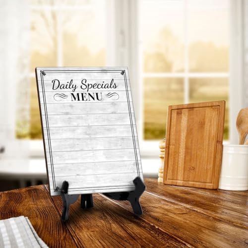 Daily Specials Menu 6x8 Dry Wipe Table Sign Easy Installation | Restaurant & Bar | Perfect To Clearly Direct Customers & Advertise Specials | No Pen Included - Image 5