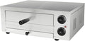 12" Electric Pizza Oven,Stainless Steel Countertop Pizza Oven with temperature and Timer for Kitchen Commercial Use