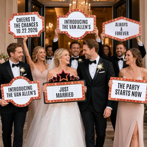 Wedding Bottle Service Sign,6 Pack - Image 2