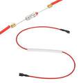 MECCANIXITY Universal Rice Cooker Temperature Fuse, 172°C 10A 250V Metal Thermal Fuse with Both End Terminal Fiberglass Sleeving for Electric Pressure Cooker Repair Part