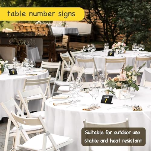 PigPotParty 12 Pcs Acrylic Mini Chalkboard Signs, 4"x3" Food Labels - Image 4