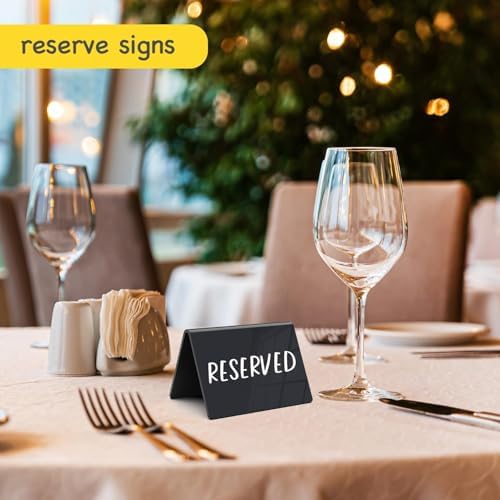 PigPotParty Acrylic Mini Chalkboard Signs, 12 Pcs 4"x3" Small Food Labels - Image 6