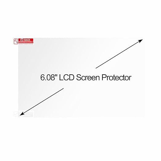 5PCS 6.08 inch LCD Screen Protector Film - Scratch-Resistant High Light Transmittance Protective Films for Resin 3D Printer Elegoo Mars 2/ Mars 2 Pro, Photon Mono/Mono SE, Voxelab Proxima