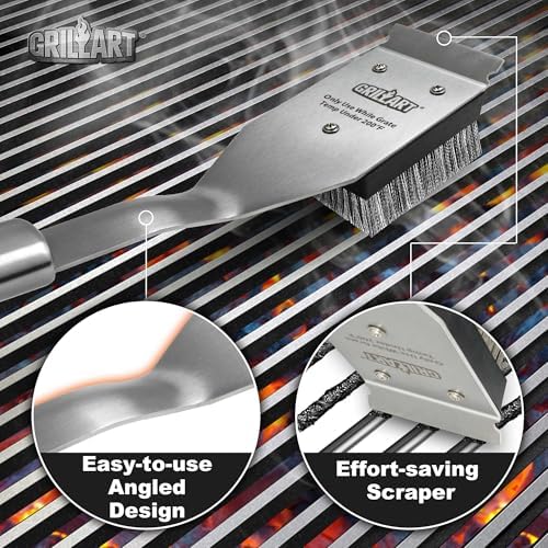 GRILLART Grill Brush and Scraper Replacement Head - 2PCS - Image 6