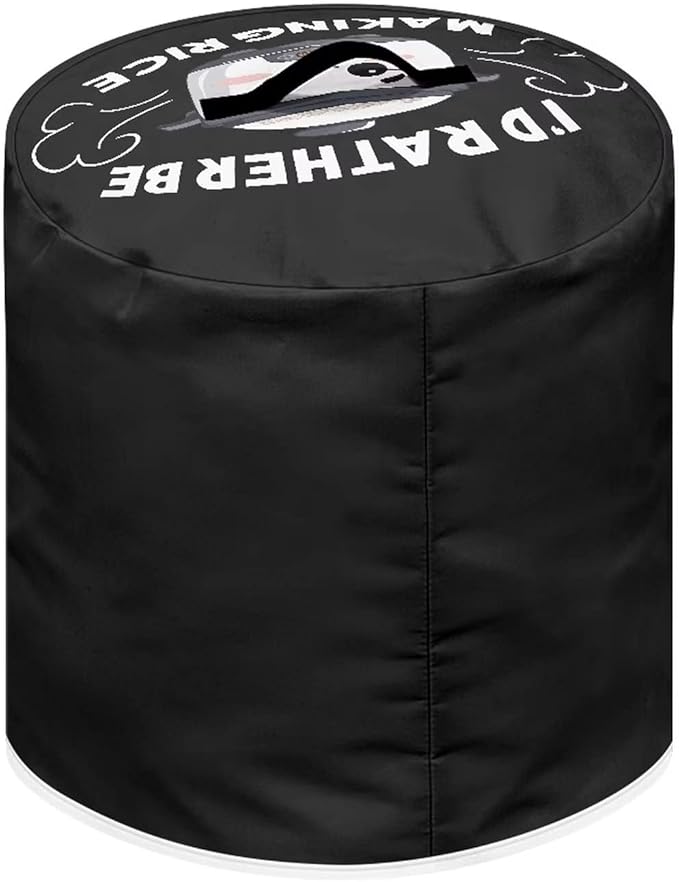 Round Pressure Cooker Cover 3 qt,Cute Cooker Pattern Kitchen Appliance Cover Dust Cover with Pockets for Electric Pressure Cooker Air Fryer Rice Cooker Steamer